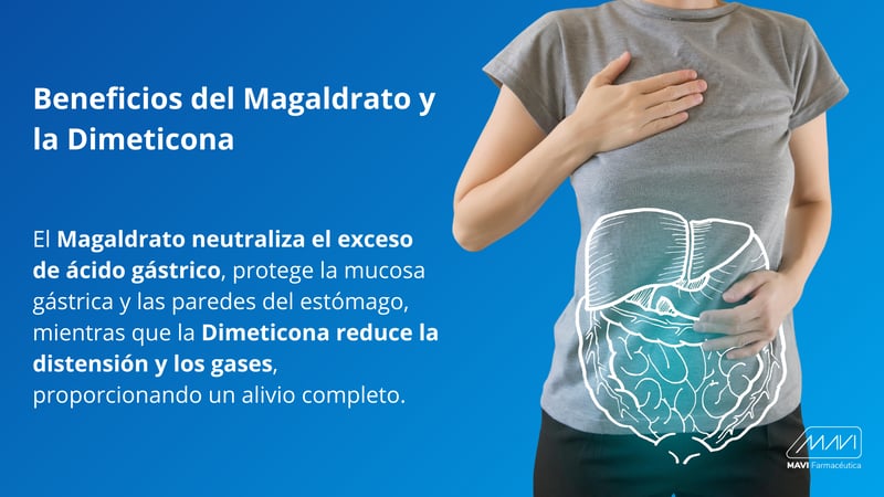Beneficios del Magaldrato y la Dimeticona en el tratamiento de enfermedades ácido-pépticas