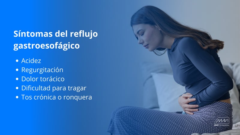 Síntomas del reflujo gastroesofágico